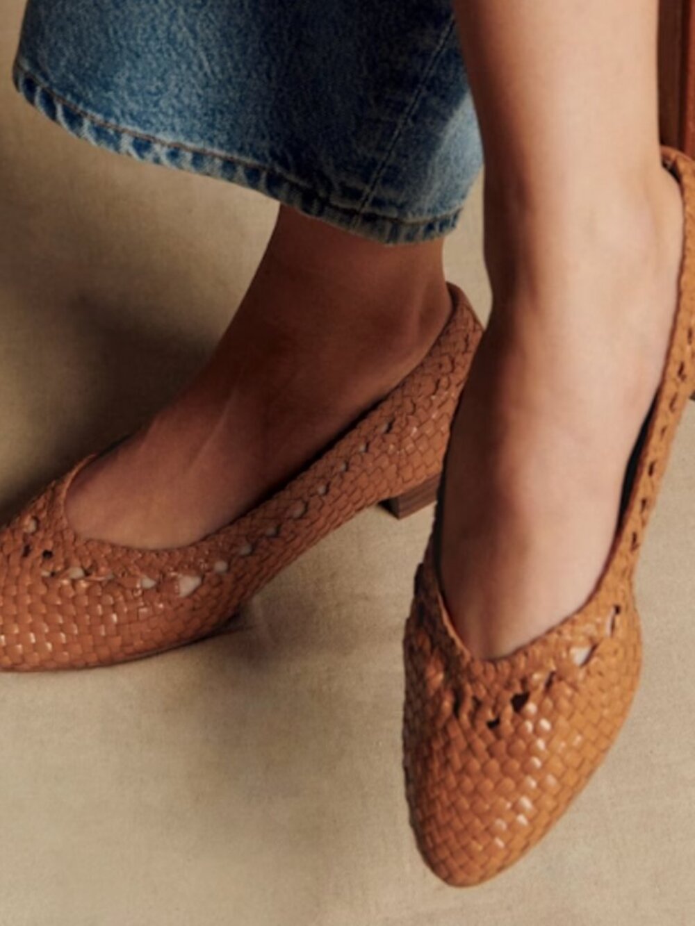 Sezane Anya Low Ballerina Flats